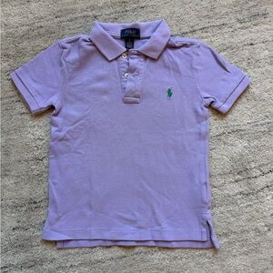 Polo by Ralph Lauren Boys Lavender Polo Shirt